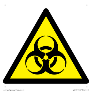 W009 Warning: Biological hazard